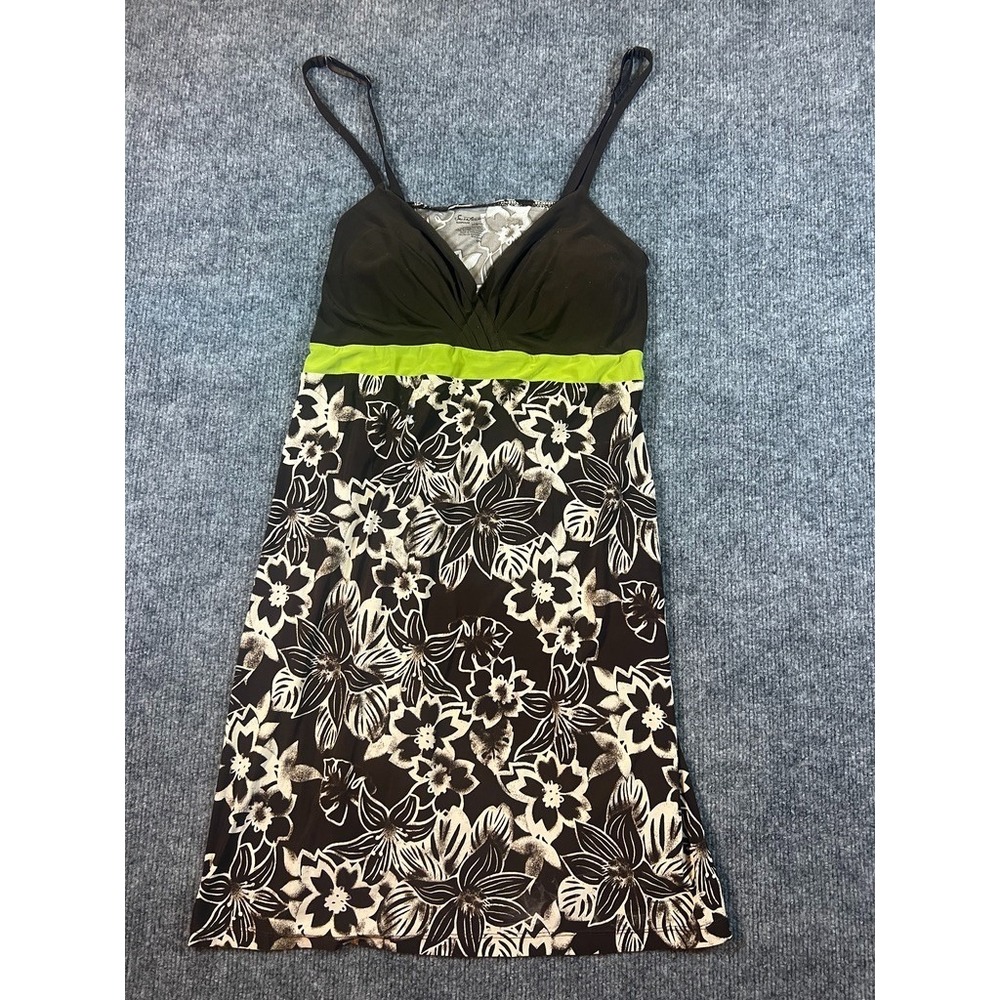 Secret Treasures Adjustable Lace Trim Sleepwear Floral Chemise Sz M